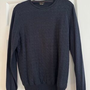 Classic Navy Crewneck Sweater